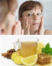 Volksmittel für Hautverjüngung